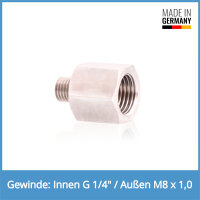 Reduziernippel Innen: G 1/4" / Au&szlig;en: M8 x 1,0...