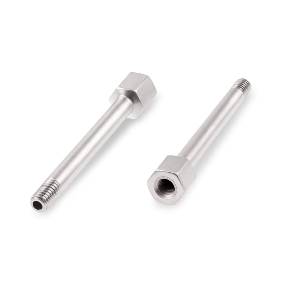 Schmiernippelverl&auml;ngerung IG: M4x0,7 / AG: M4x0,7 50mm (Verl&auml;ngerung um 44mm) 7/6kant Stahl verzinkt