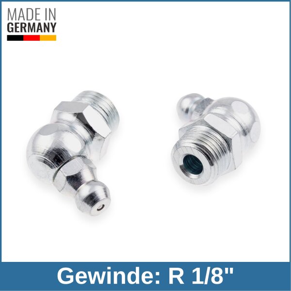 Kegelschmiernippel DIN 71412 B (67&deg;) R 1/8" Stahl verzinkt