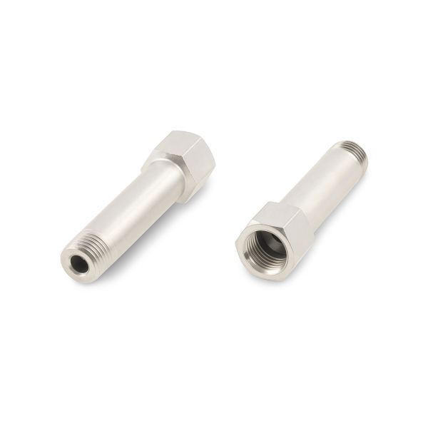 Schmiernippelverl&auml;ngerung IG: M10x1,0 / AG: M10x1,0 50mm (Verl&auml;ngerung um 44mm) 13/6kant Stahl verzinkt