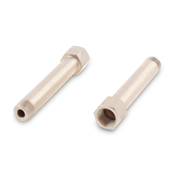 Schmiernippelverl&auml;ngerung IG: M10x1,0 / AG: M10x1,0 70mm (Verl&auml;ngerung um 64mm) 13/6kant Edelstahl V2A