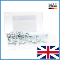 115 teiliges Sortiment verzinkter britischer...