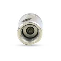 4-Backen-Mundst&uuml;ck M10 x 1,0 f&uuml;r Kegelschmiernippel mit R&uuml;ckschlagventil f&uuml;r &Ouml;lschmierung