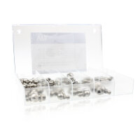 65 teiliges Edelstahl Kegelschmiernippel Sortiment nach...