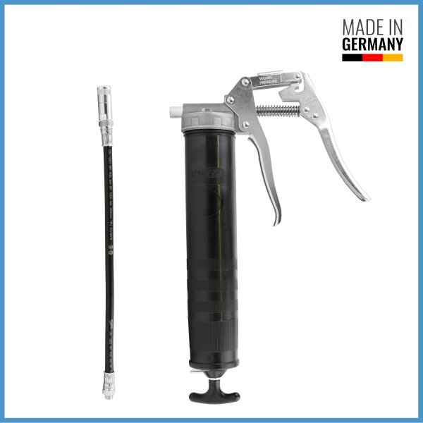 Umeta Einhand&ouml;lpresse 80/PKO f&uuml;r &Ouml;le oder Flie&szlig;fette - mit Schlauch und Mundst&uuml;ck