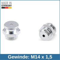 Button Head Grease Nipples DIN 3404 M1 (&Oslash;16mm) M14...