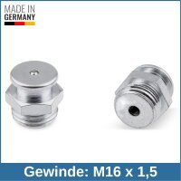 Button Head Grease Nipples DIN 3404 M1 (&Oslash;16mm) M16...