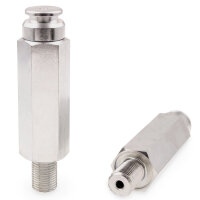 Flachschmiernippel mit Stiftventil Kopf &Oslash;22mm M16x...