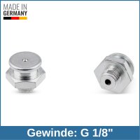 Button Head Grease Nipples DIN 3404 M1 (&Oslash;16mm) G...