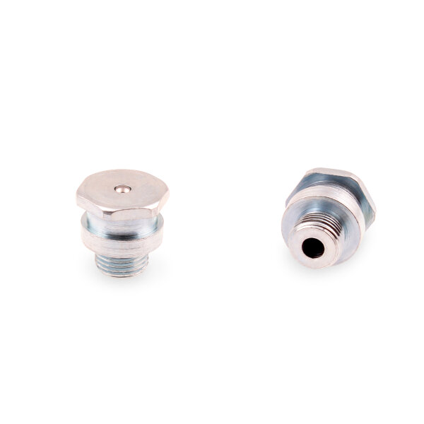 Flachschmiernippel DIN 3404 T1 G 1/8" Stahl verzinkt