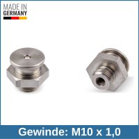 Button Head Grease Nipples DIN 3404 M1 (&Oslash;16mm) M10...