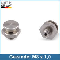 Button Head Grease Nipples DIN 3404 M1 (&Oslash;16mm) M8...
