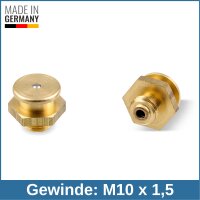 Button Head Grease Nipples DIN 3404 M1 (&Oslash;16mm) M10...