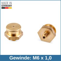 Button Head Grease Nipples DIN 3404 M1 (&Oslash;16mm) M6...