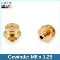 Button Head Grease Nipples DIN 3404 M1 (&Oslash;16mm) M8...