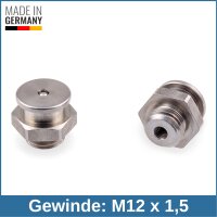 Button Head Grease Nipples DIN 3404 M1 (&Oslash;16mm) M12...