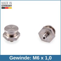 Button Head Grease Nipples DIN 3404 M1 (&Oslash;16mm) M6...