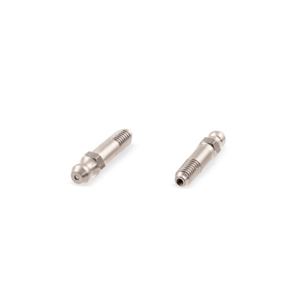 Kegelschmiernippel DIN 71412 A (H4) 29mm mit Schaft M6 x 1,0 Edelstahl V2A