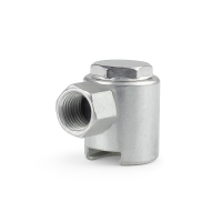 Schiebekupplung G1/8" mit Stahldichtung f&uuml;r Flachmiernippel mit Kopf-&Oslash; 10mm