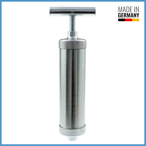 Spindelpresse / Dosierpresse M10x1 150 ccm aus verzinktem Stahl
