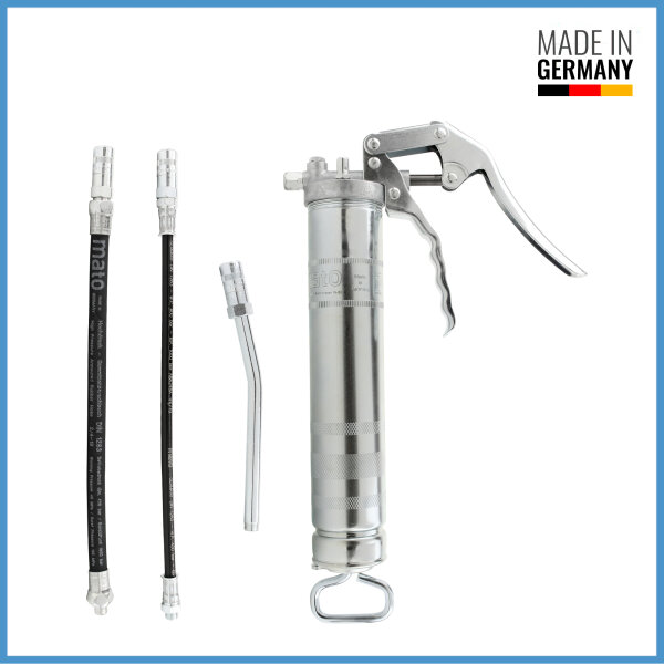 MATO Einhandfettpresse TG500 f&uuml;r 400g Kartuschen oder 500g loses Fett