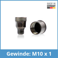 Staufferbuchse DIN 3411 2,2cm&sup3; M10x1 Stahl gebl&auml;ut