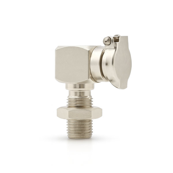 Klapp&ouml;ler DIN 3410 C2 (90&deg;) M10 x 1,0 Stahl vernickelt