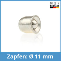 Kugeldruck&ouml;ler DIN 3410 F 11mm Stahl vernickelt