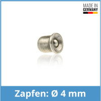 Kugeldruck&ouml;ler DIN 3410 F 4mm Stahl vernickelt