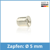 Kugeldruck&ouml;ler DIN 3410 F 5mm Stahl vernickelt