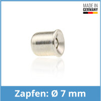 Kugeldruck&ouml;ler DIN 3410 F 7mm Stahl vernickelt