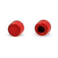 Aluminium-Schutzkappen f&uuml;r Kegelschmiernippel rot...