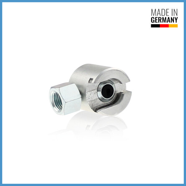 Schiebekupplung mit Gummidichtung f&uuml;r Flachschmiernippel M1, T1 (&Oslash;16mm)