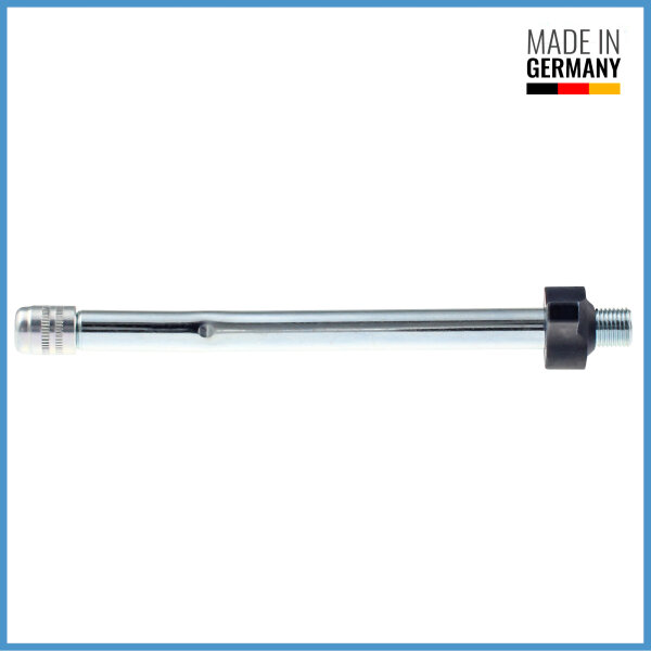 Gebogenes D&uuml;senrohr f&uuml;r Fettpressen mit Hydraulikmundst&uuml;ck