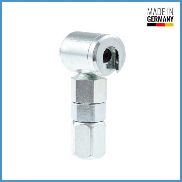 Swivel joint with button-head coupler &Oslash;10 mm