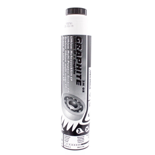 Graphit-Mehrzweckfett GRAPHITE 2M GR in 400g Lube-Shuttle&reg; Kartusche