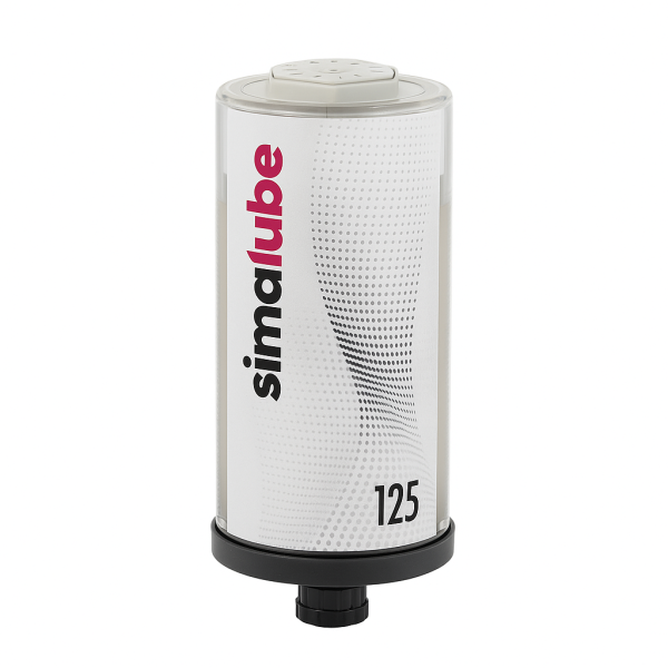 Simalube Schmierstoffgeber 125 ml - unbef&uuml;llt, zum Selberbef&uuml;llen mit &Ouml;l