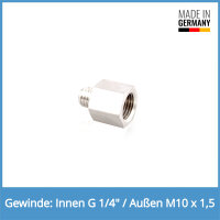 Reduziernippel Innen: G 1/4" / Au&szlig;en: M10 x...